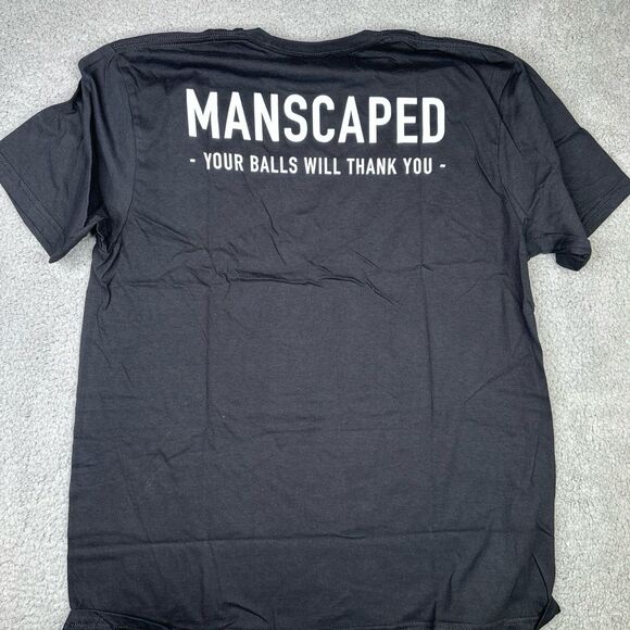 Manscaped t shirt NWT large black - Picture 4 of 5